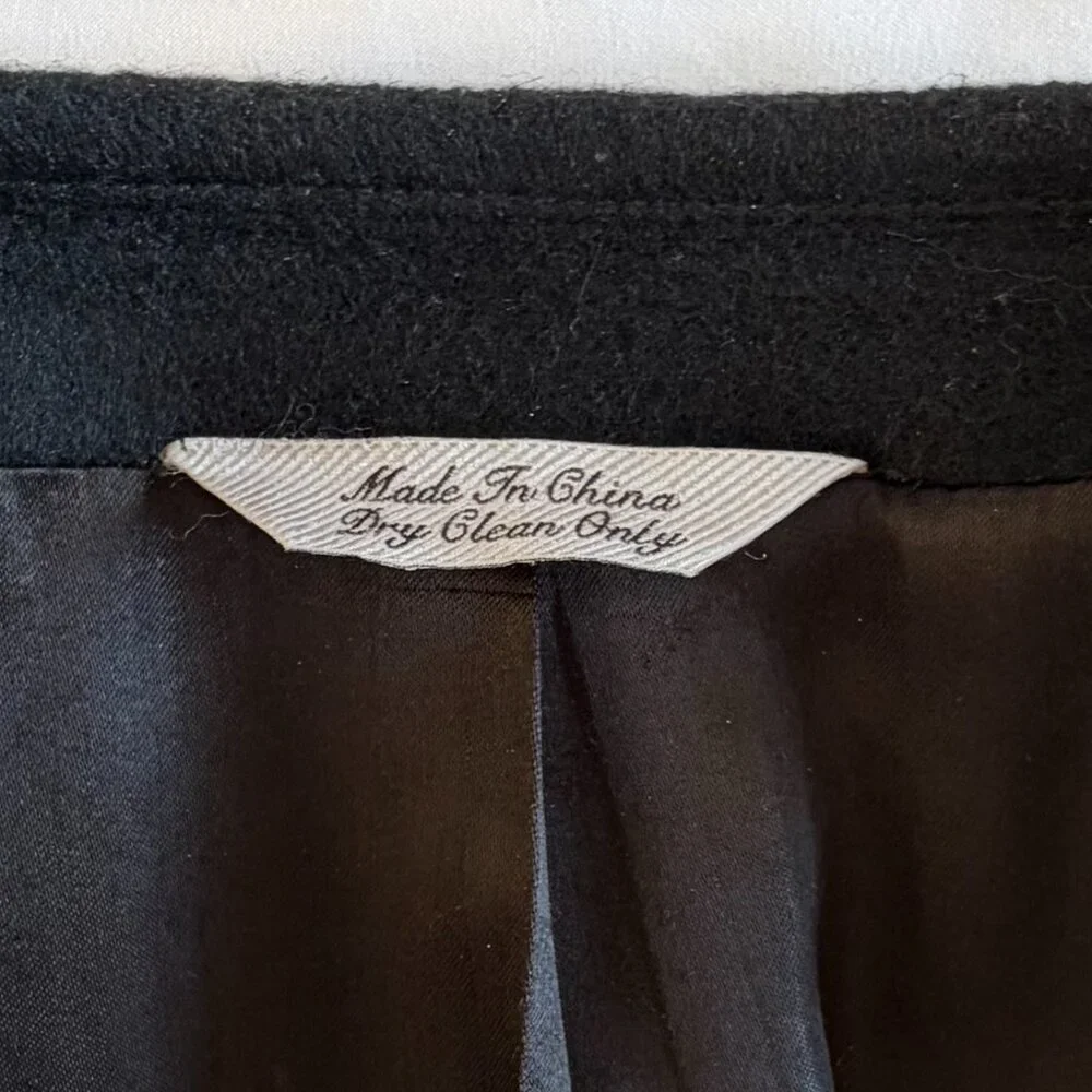 Black Camel Hair Blazer Men's XL lined luxury
